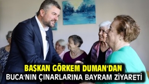 Başkan Görkem Duman'dan Buca'nın çınarlarına bayram ziyareti