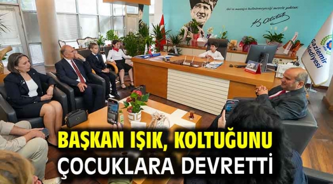 Başkan Işık, koltuğunu çocuklara devretti