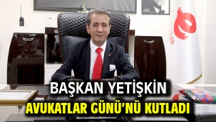 Başkan Yetişkin Avukatlar Günü'nü Kutladı