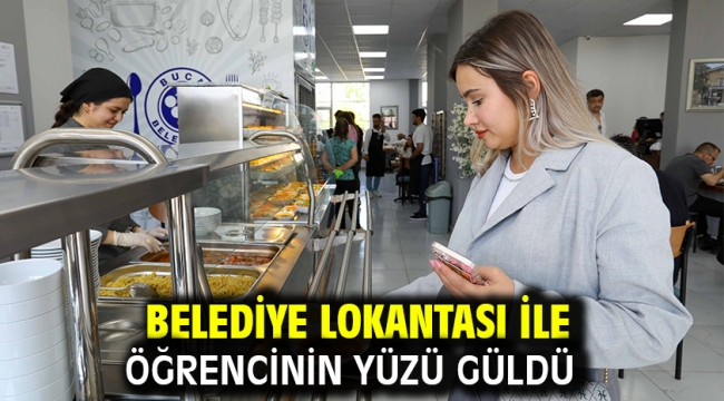 BELEDİYE LOKANTASI İLE ÖĞRENCİNİN YÜZÜ GÜLDÜ