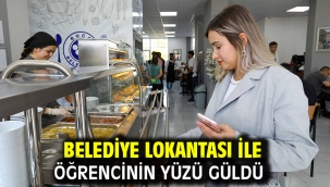BELEDİYE LOKANTASI İLE ÖĞRENCİNİN YÜZÜ GÜLDÜ
