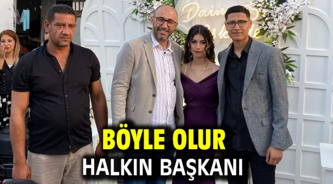 Böyle olur halkın başkanı