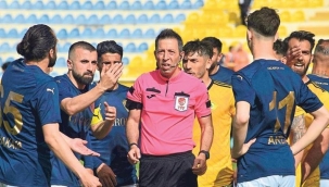 Buca'dan hakem tepkisi