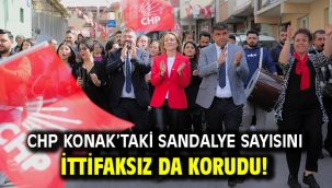 CHP Konak'taki sandalye sayısını ittifaksız da korudu!