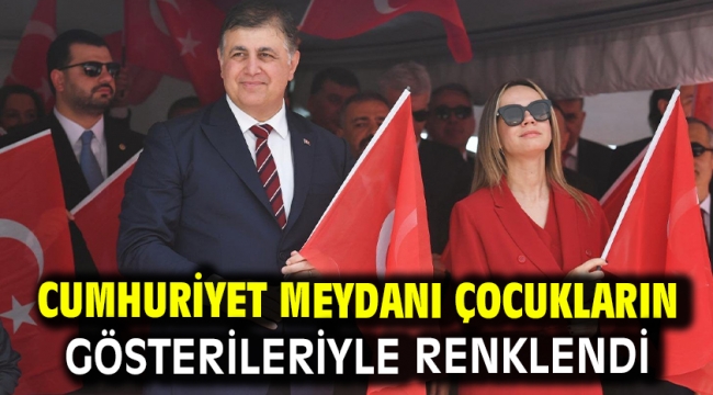 Cumhuriyet Meydanı çocukların gösterileriyle renklendi