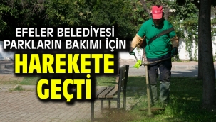 Efeler Belediyesi Parkların Bakımı İçin Harekete Geçti