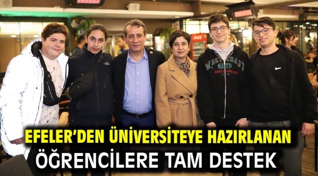 Efeler'den Üniversiteye Hazırlanan Öğrencilere Tam Destek