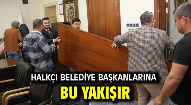 Halkçı belediye başkanlarına bu yakışır