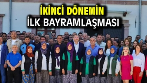 İkinci dönemin ilk bayramlaşması