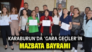 Karaburun'da 'Gara Geçiler'in Mazbata Bayramı