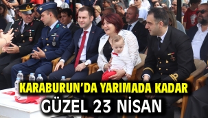 KARABURUN'DA YARIMADA KADAR GÜZEL 23 NİSAN