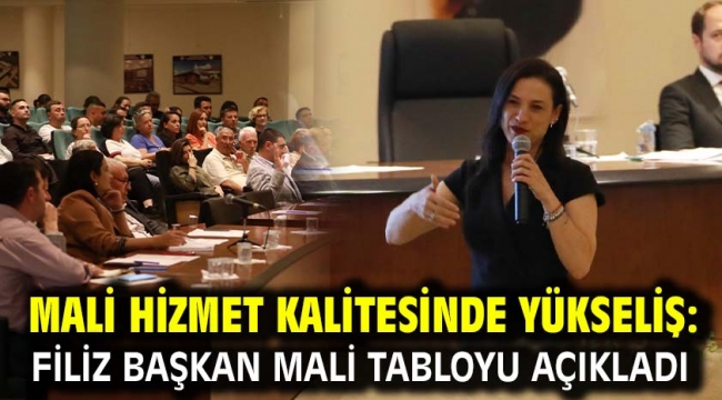 Mali Hizmet Kalitesinde Yükseliş: Filiz Başkan Mali Tabloyu Açıkladı