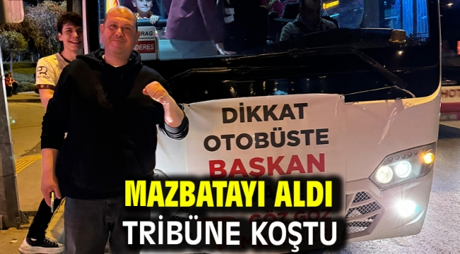 Mazbatayı Aldı Tribüne Koştu