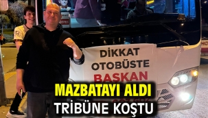 Mazbatayı Aldı Tribüne Koştu
