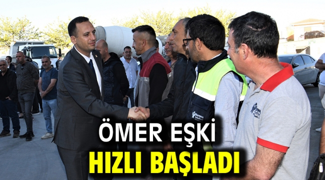 Ömer Eşki hızlı başladı