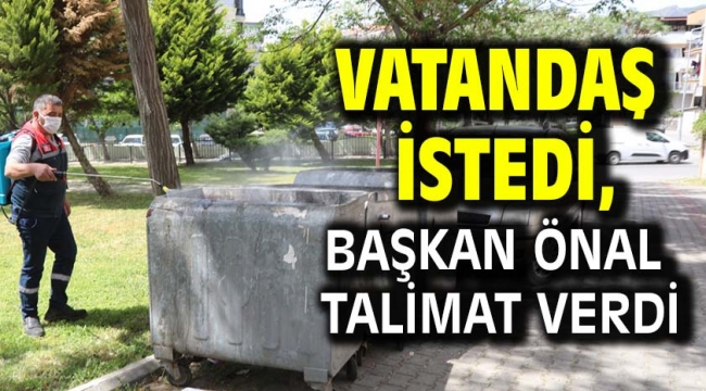 Vatandaş istedi, Başkan Önal talimat verdi