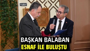 Başkan Balaban Esnaf İle Buluştu