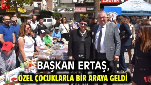 Başkan Ertaş, özel çocuklarla bir araya geldi