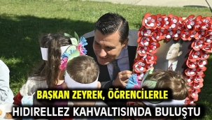 Başkan Zeyrek,  Öğrencilerle Hıdırellez Kahvaltısında Buluştu