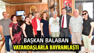 Başkan Balaban Vatandaşlarla Bayramlaştı