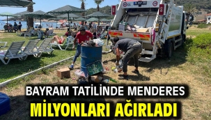 Bayram Tatilinde Menderes Milyonları Ağırladı