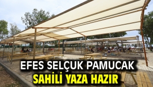 Efes Selçuk Pamucak Sahili Yaza Hazır 