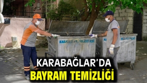 Karabağlar'da bayram temizliği
