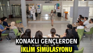 Konaklı gençlerden iklim simülasyonu