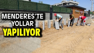 Menderes'te Yollar Yapılıyor