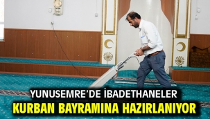 Yunusemre'de İbadethaneler Kurban Bayramına Hazırlanıyor