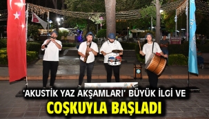 'Akustik Yaz Akşamları' Büyük İlgi ve Coşkuyla Başladı