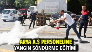Arya A.Ş Personeline Yangın Söndürme Eğitimi
