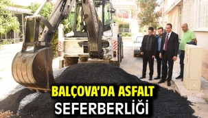 Balçova'da asfalt seferberliği