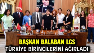 Başkan Balaban Lgs Türkiye Birincilerini Ağırladı