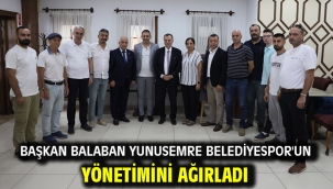 Başkan Balaban Yunusemre Belediyespor'un Yönetimini Ağırladı