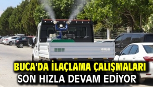 Buca'da ilaçlama çalışmaları son hızla devam ediyor