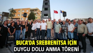 Buca'da Srebrenitsa için duygu dolu anma töreni
