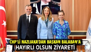 Chp'li Nazlıaka'dan Başkan Balaban'a Hayırlı Olsun Ziyareti
