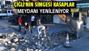 Çiğli'nin Simgesi Kasaplar Meydanı Yenileniyor