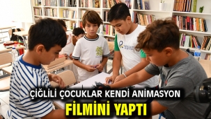 Çiğlili Çocuklar Kendi Animasyon Filmini Yaptı