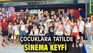 Çocuklara tatilde sinema keyfi