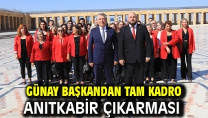 Günay Başkandan Tam Kadro Anıtkabir Çıkarması