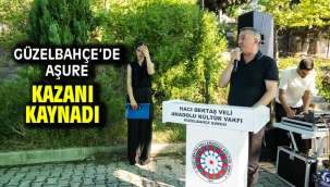 Güzelbahçe'de Aşure Kazanı Kaynadı