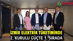 İzmir elektrik tüketiminde 2. kurulu güçte 1. sırada
