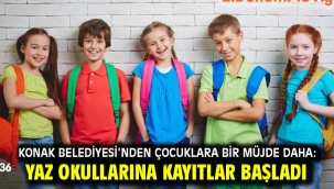 Konak Belediyesi'nden çocuklara bir müjde daha: Yaz Okullarına kayıtlar başladı