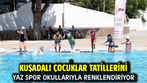 Kuşadalı Çocuklar Tatillerini Yaz Spor Okullarıyla Renklendiriyor