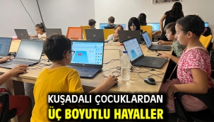Kuşadalı Çocuklardan Üç Boyutlu Hayaller