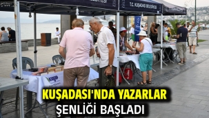 KUŞADASI'NDA YAZARLAR ŞENLİĞİ BAŞLADI