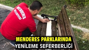 Menderes Parklarında Yenileme Seferberliği