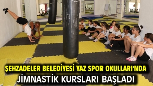 Şehzadeler Belediyesi Yaz Spor Okulları'nda Jimnastik Kursları Başladı